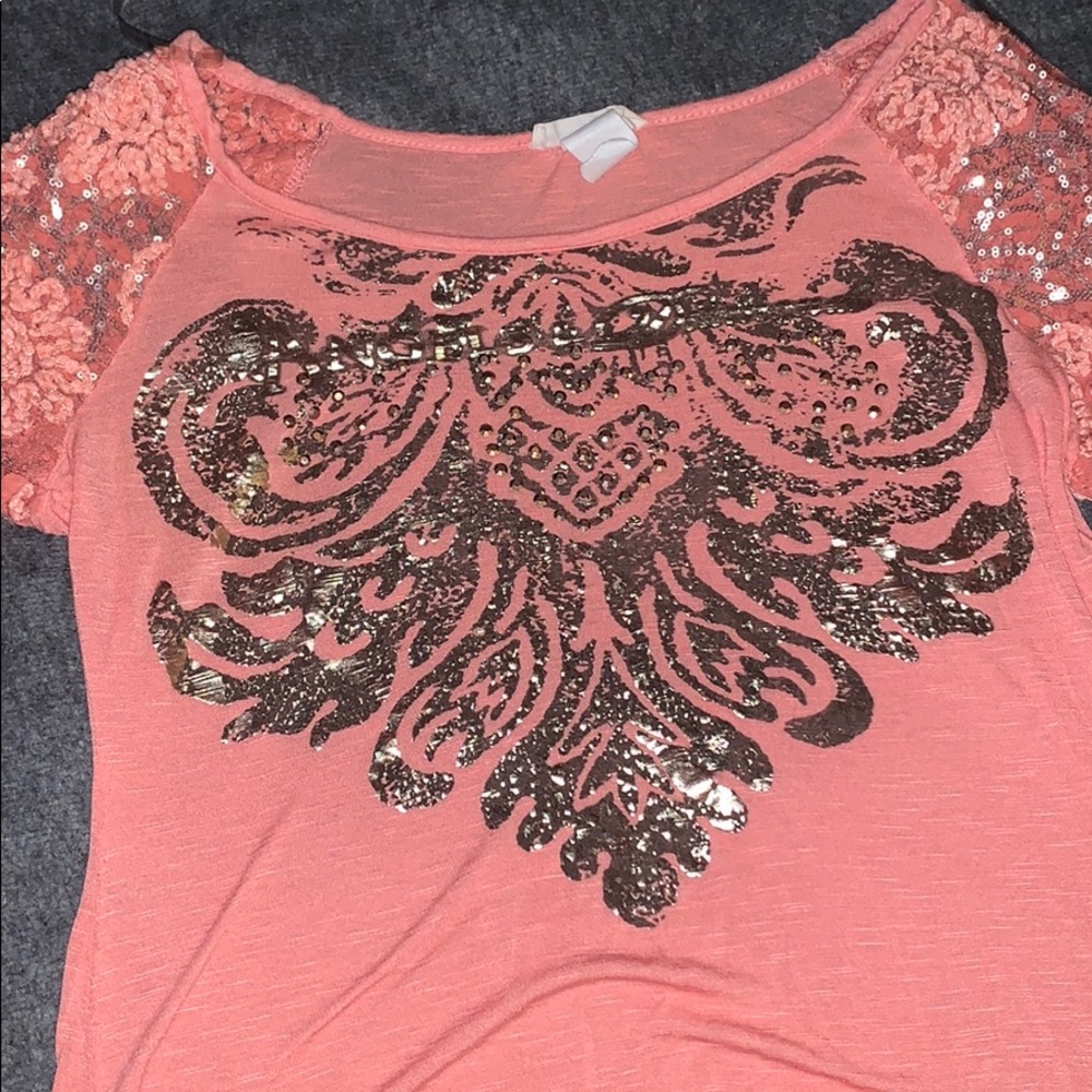 Angelas and diamond shirt